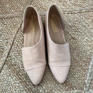 NWOT Catherine Malandrino Pink Cut-Out Booties